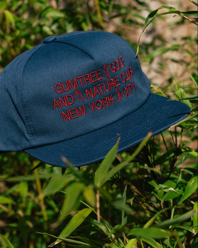 Gumtree Golf & Nature Club Gumtree Golf & Nature Club State Flower 5-Panel - Navy/OxBlood Golf Cap | Soft Hands Club
