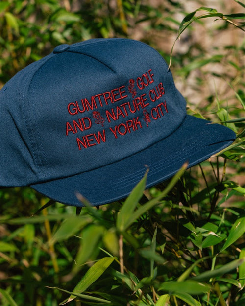 Gumtree Golf & Nature Club Gumtree Golf & Nature Club State Flower 5-Panel - Navy/OxBlood Golf Cap | Soft Hands Club