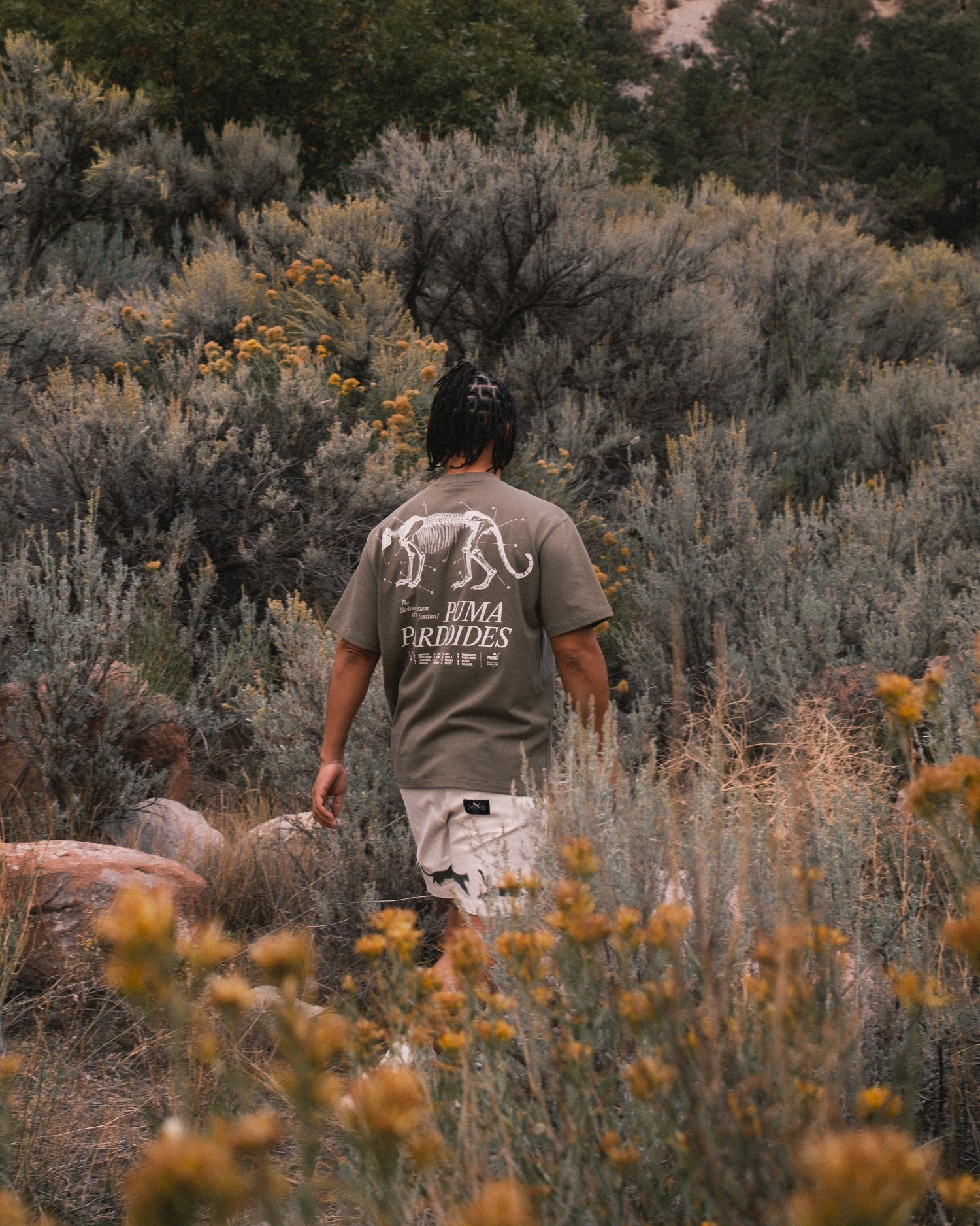 Gumtree Golf & Nature Club GGNC x Puma – Puma Pardoides Reference T-shirt Dark Sage Golf T-shirt | Soft Hands Club