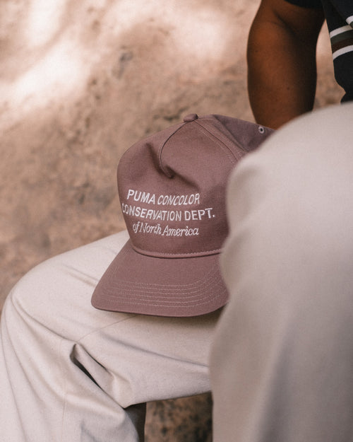 Gumtree Golf & Nature Club GGNC x Puma – Conservation Dept. Unstructured 5-Panel Sandstone Golf Cap | Soft Hands Club