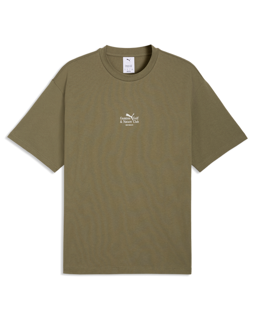 Gumtree Golf & Nature Club GGNC x Puma – Puma Pardoides Reference T-shirt Dark Sage Golf T-shirt | Soft Hands Club
