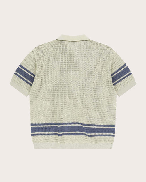 Sunlove Tour Sunlove Tour Border Crochet Knit Polo Golf Golf Polo Shirts | Soft Hands Club