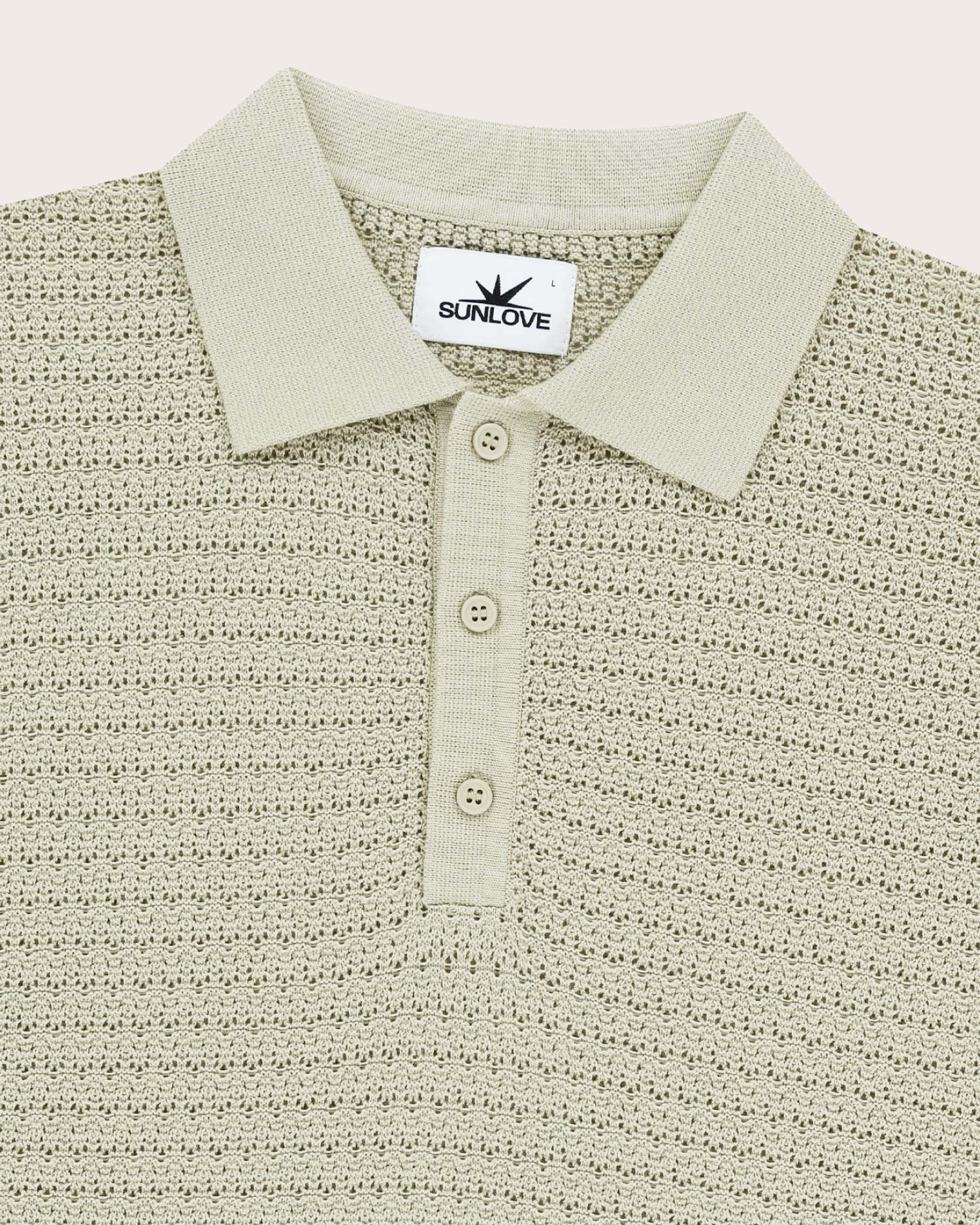 Sunlove Tour Sunlove Tour Border Crochet Knit Polo Golf Golf Polo Shirts | Soft Hands Club