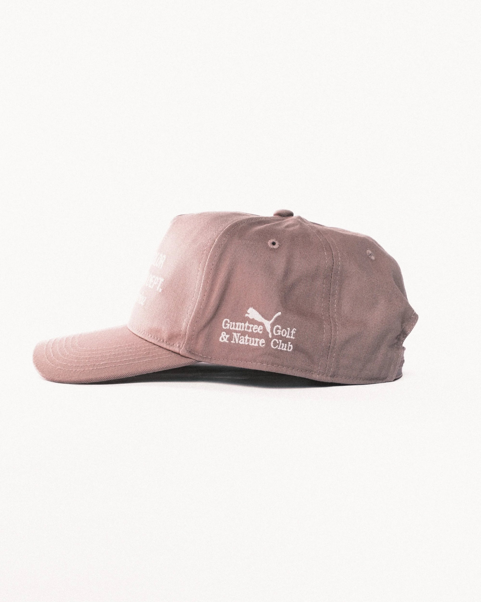 Gumtree Golf & Nature Club GGNC x Puma – Conservation Dept. Unstructured 5-Panel Sandstone Golf Cap | Soft Hands Club