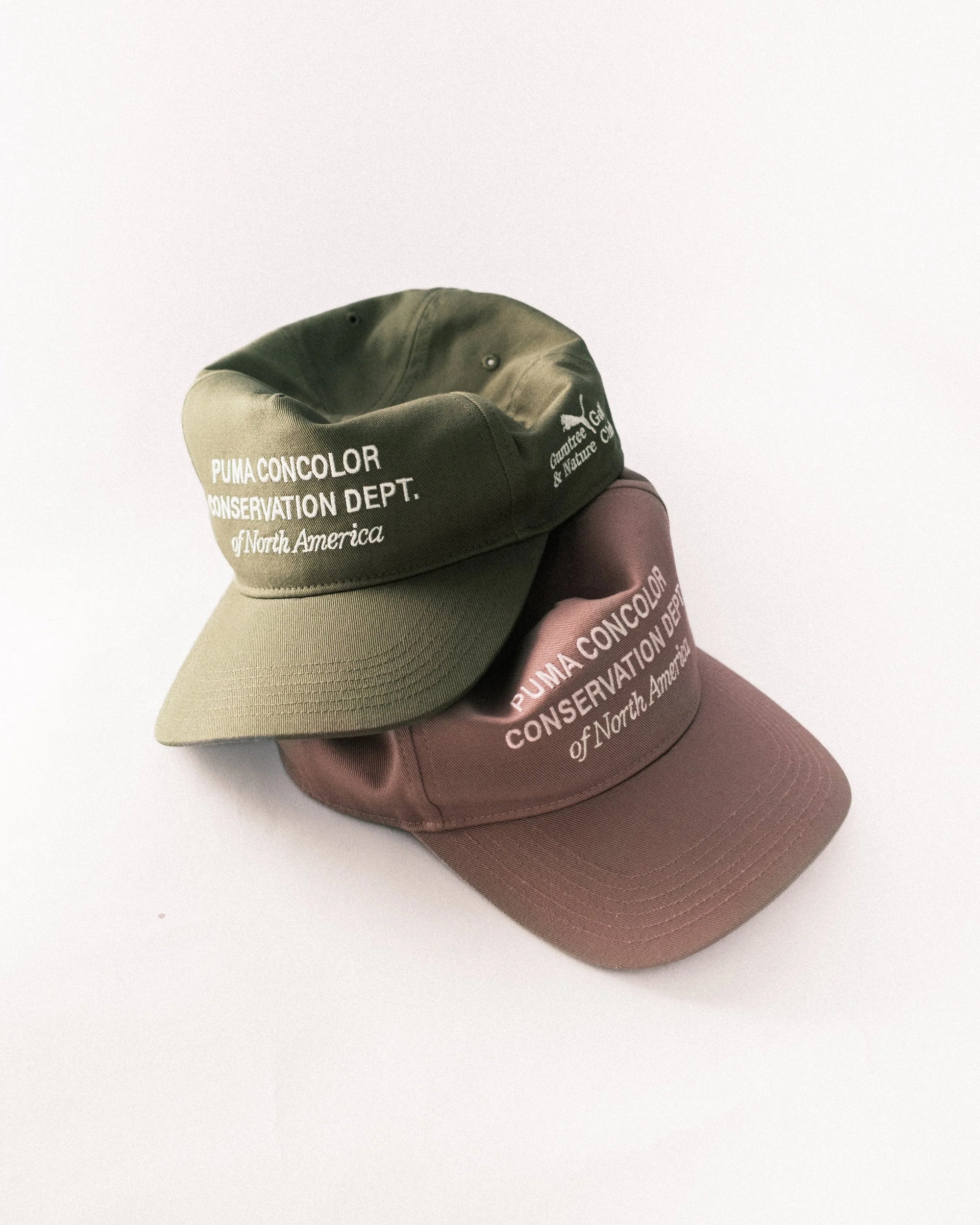 Gumtree Golf & Nature Club GGNC x Puma – Conservation Dept. Unstructured 5-Panel Sandstone Golf Cap | Soft Hands Club