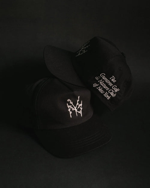 Gumtree Golf & Nature Club Gumtree Golf & Nature Club New York Branches - Unstructured 5 Panel Cap Black Golf Cap | Soft Hands Club