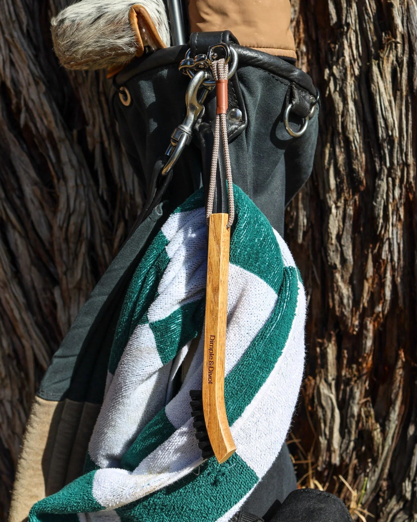 Hickory Classic Golf Brush-Golf Tools-Dimple & Divot-Soft Hands Club UK