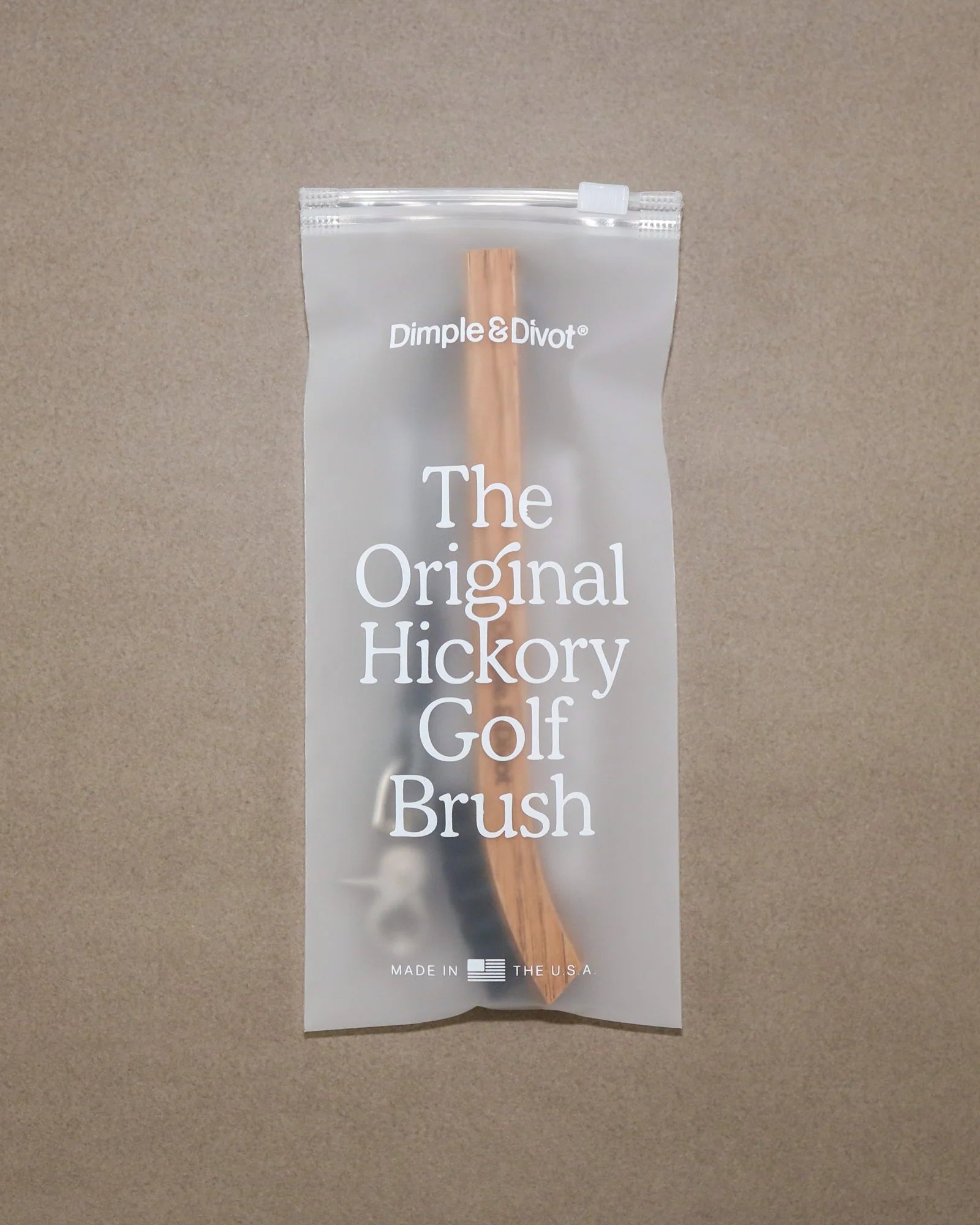 Hickory Classic Golf Brush-Golf Tools-Dimple & Divot-Soft Hands Club UK