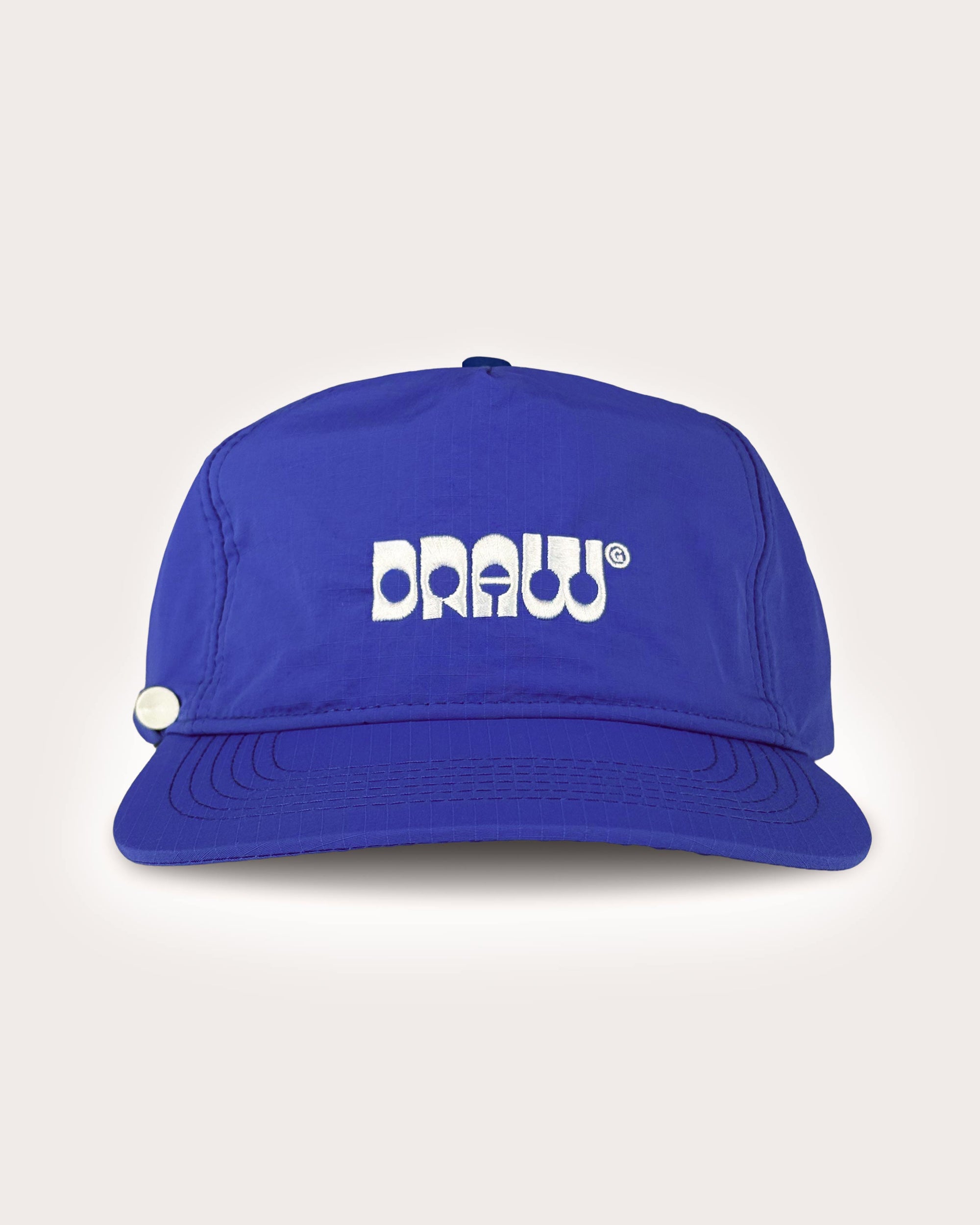 Draw Golf Cobalt Blue Ripstop Nylon Unstructured Cap