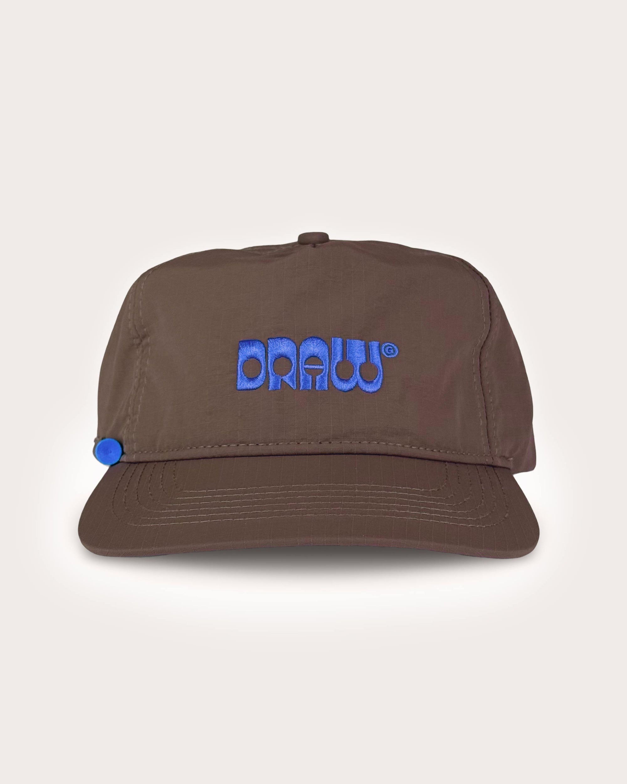 Draw Golf Brown ripstop Nylon Unstructured Cap