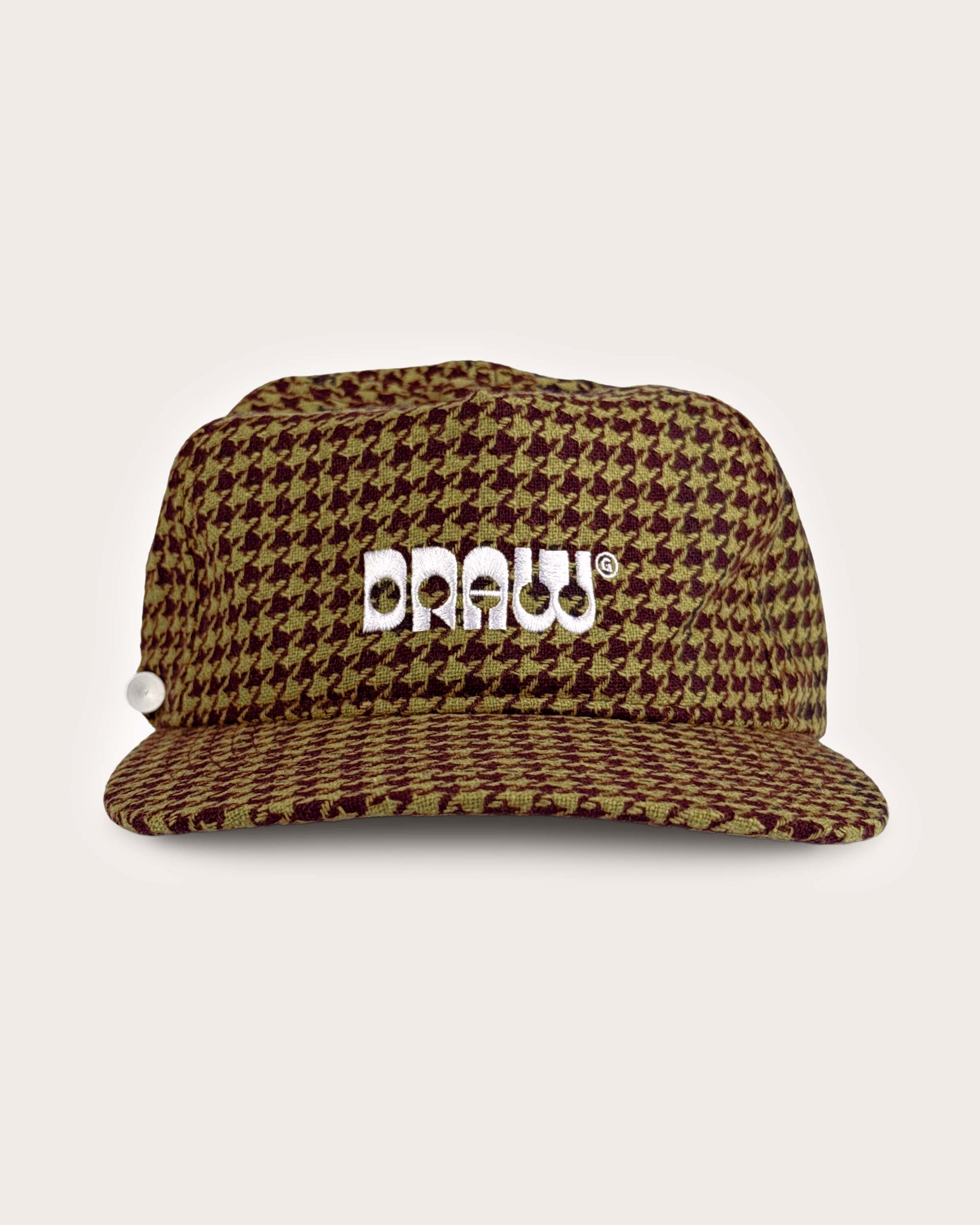Draw Golf x Mogshade Cap Earth Houndstooth
