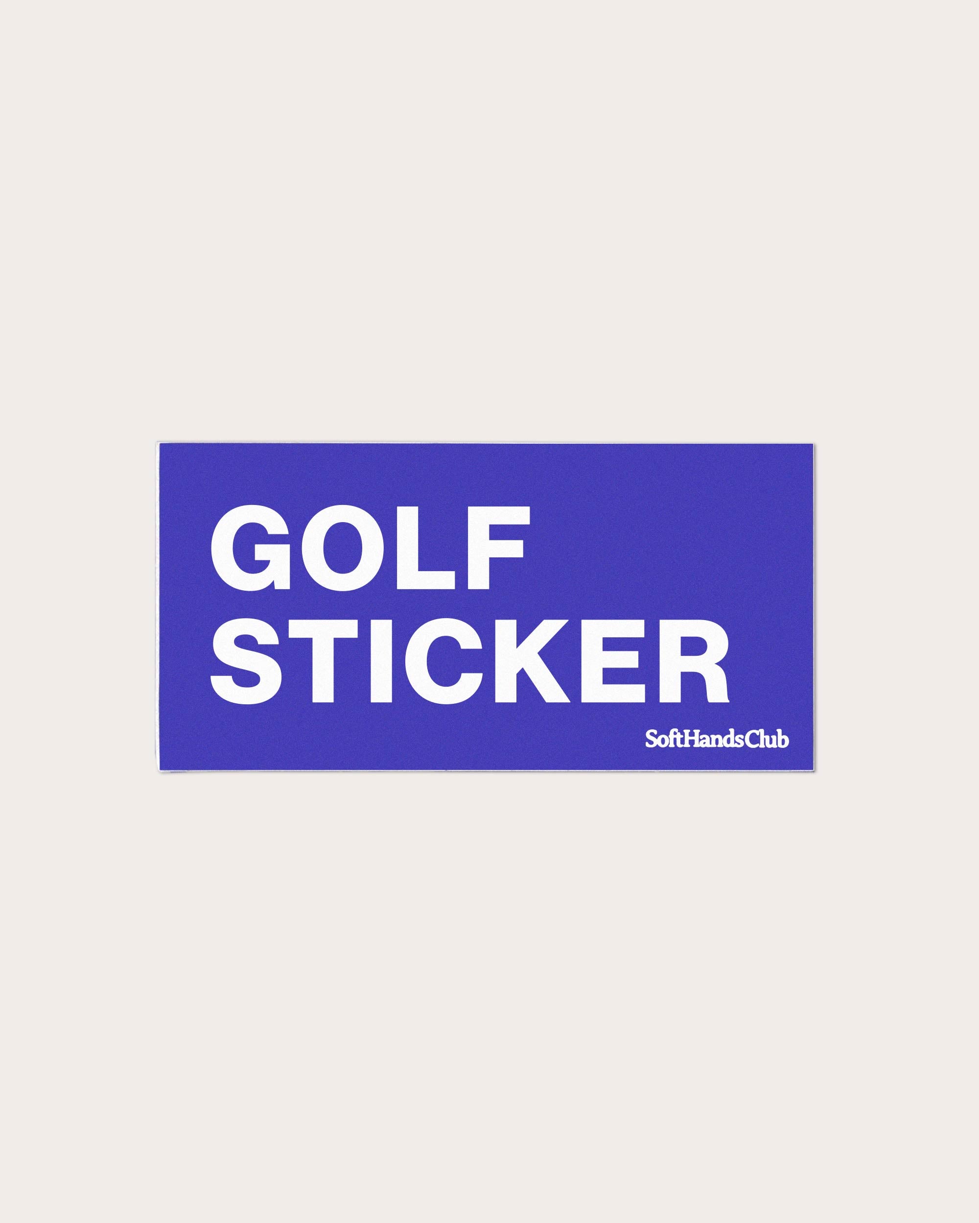 Soft Hands Club GOLF STICKER© Golf Sticker | Soft Hands Club