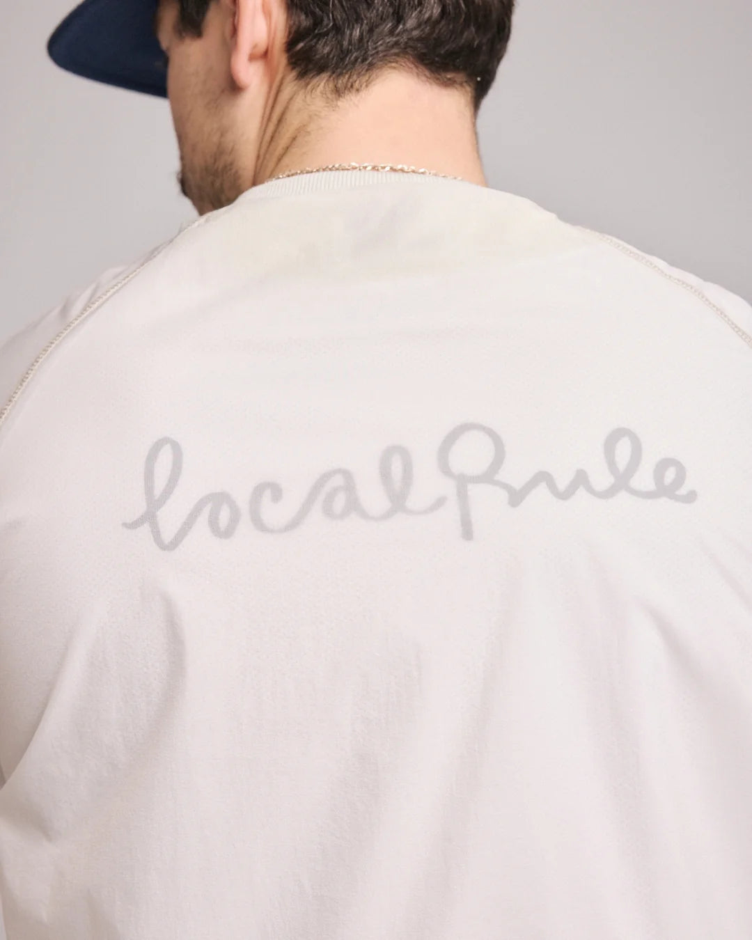 Crewneck Windbreaker-Golf Jackets & Gilets-Local Rule-Soft Hands Club UK