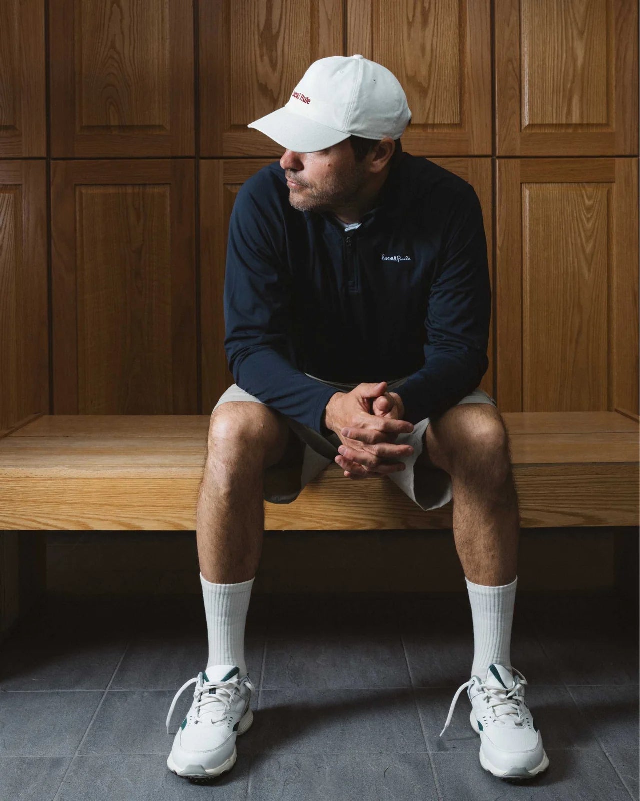 Local Rule Local Rule Cotton Cap Off White Golf Golf Caps | Soft Hands Club