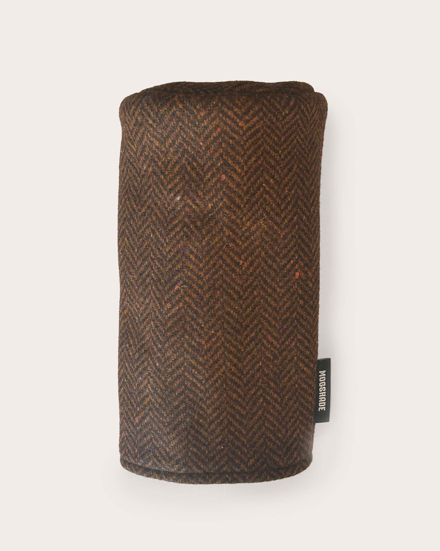Mogshade Herringbone Brown Headcover Driver FW Hybrid