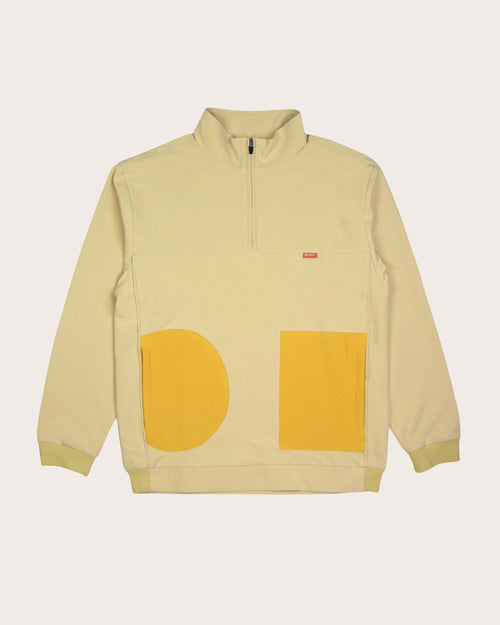 Contrast Quarter Zip Butter-Golf Jackets & Gilets-Radry Golf-Soft Hands Club UK