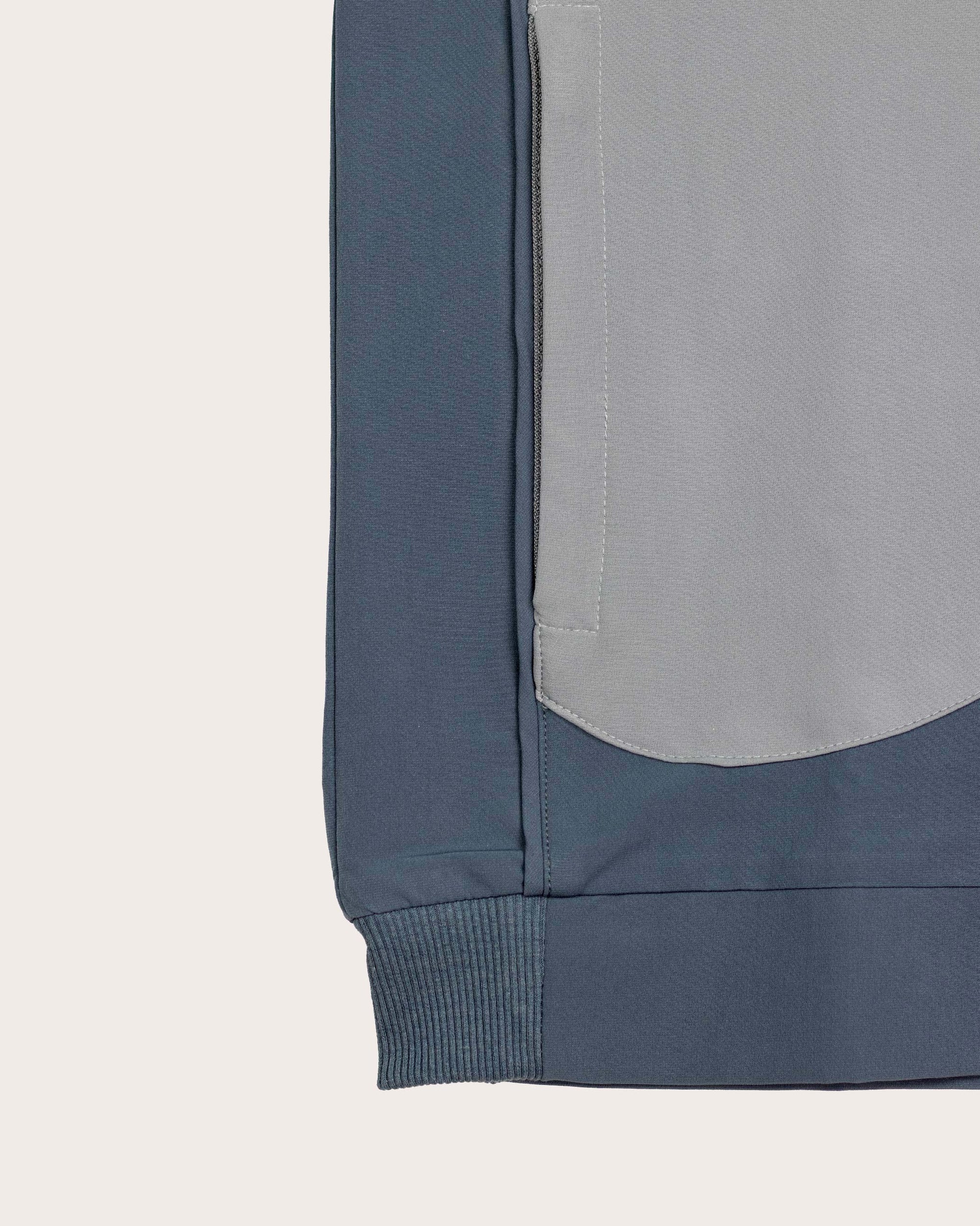 Contrast Quarter Zip Charcoal-Golf Jackets & Gilets-Radry Golf-Soft Hands Club UK