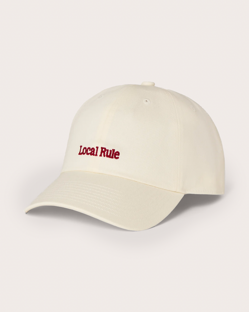 Local Rule Local Rule Cotton Cap Off White Golf Golf Caps | Soft Hands Club