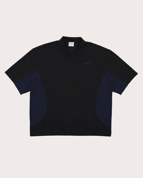 Linwood Poplin Zip Polo-Golf Polo Shirts-Students Golf-Soft Hands Club UK