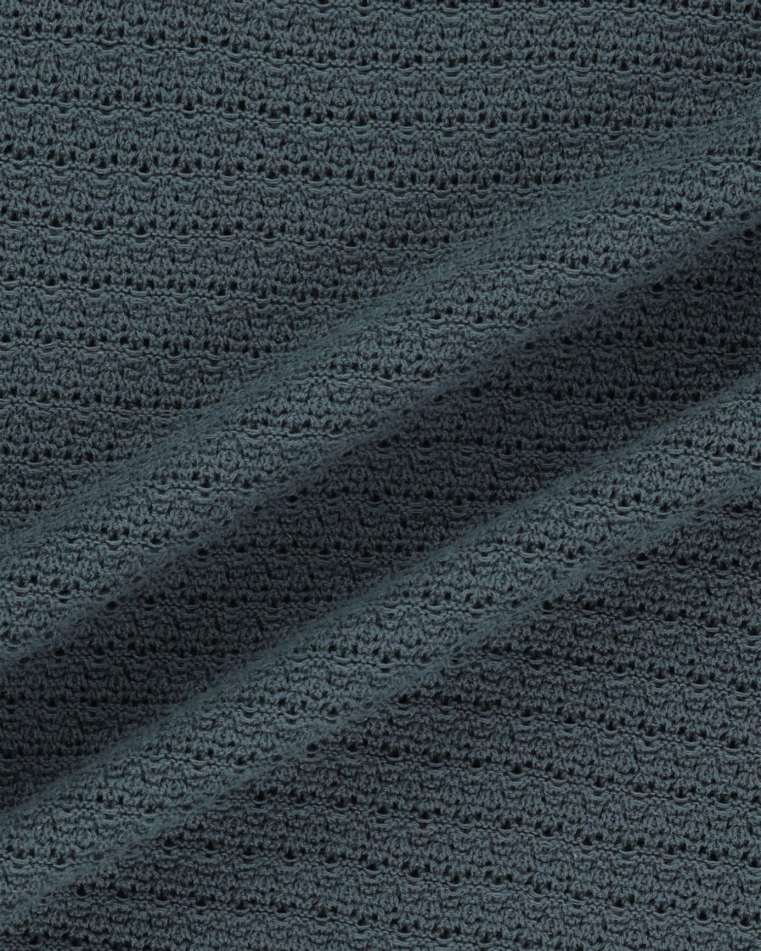 Border Crochet Knit Polo-Golf Polo Shirts-Sunlove Tour-Soft Hands Club UK