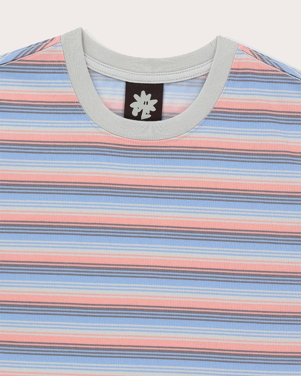 Striped All Day T-shirt-Golf T-shirts-Sunlove Tour-Soft Hands Club UK