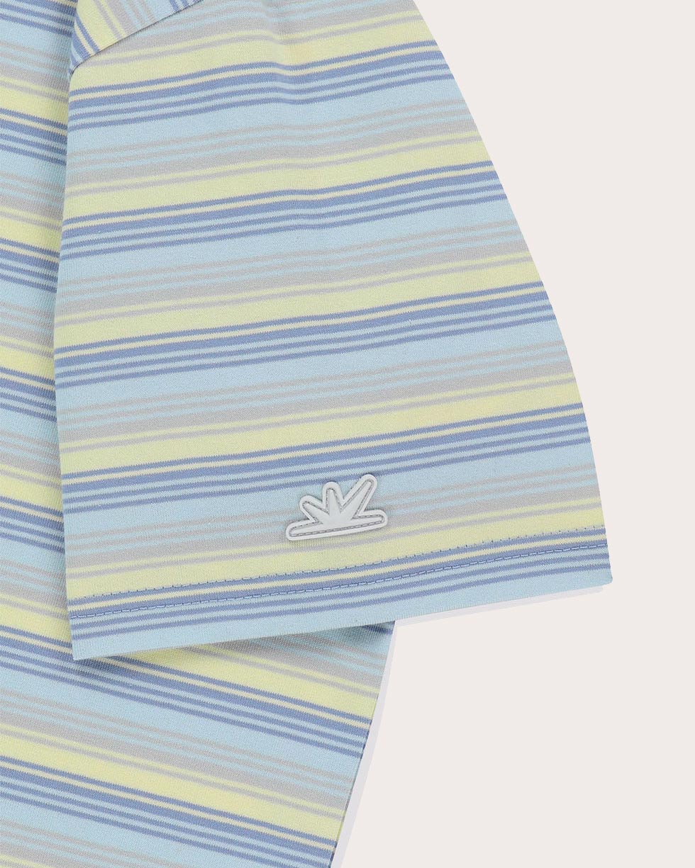 Striped All Day T-shirt-Golf T-shirts-Sunlove Tour-Soft Hands Club UK