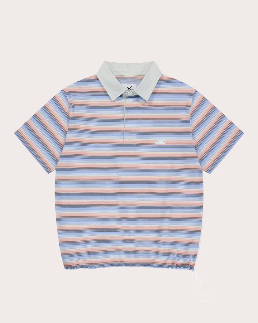 Striped Caddie Polo Shirt-Golf Polo Shirts-Sunlove Tour-Soft Hands Club UK
