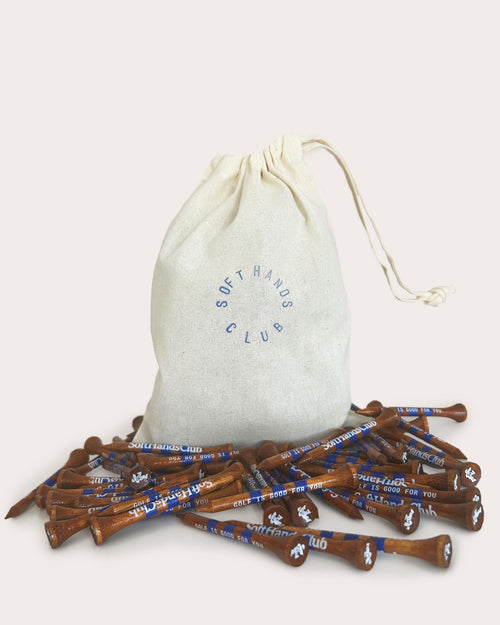 Soft Hands Club Golf Tees Kembat Wood - 'Golf Is Good For You' Golf Tees | Soft Hands Club