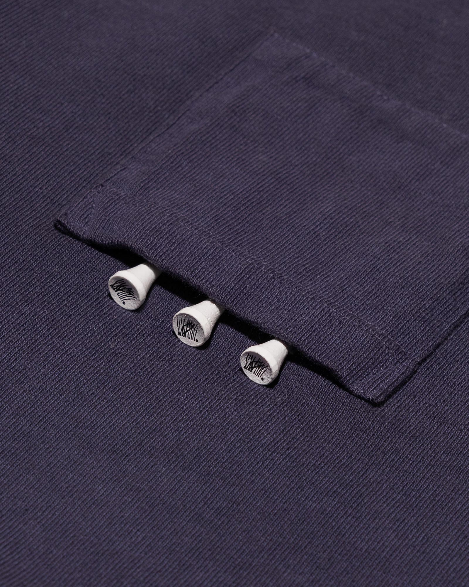 Agronomy Workshop Agronomy Workshop S/S Heavyweight Work Shirt Navy Golf T-shirt | Soft Hands Club